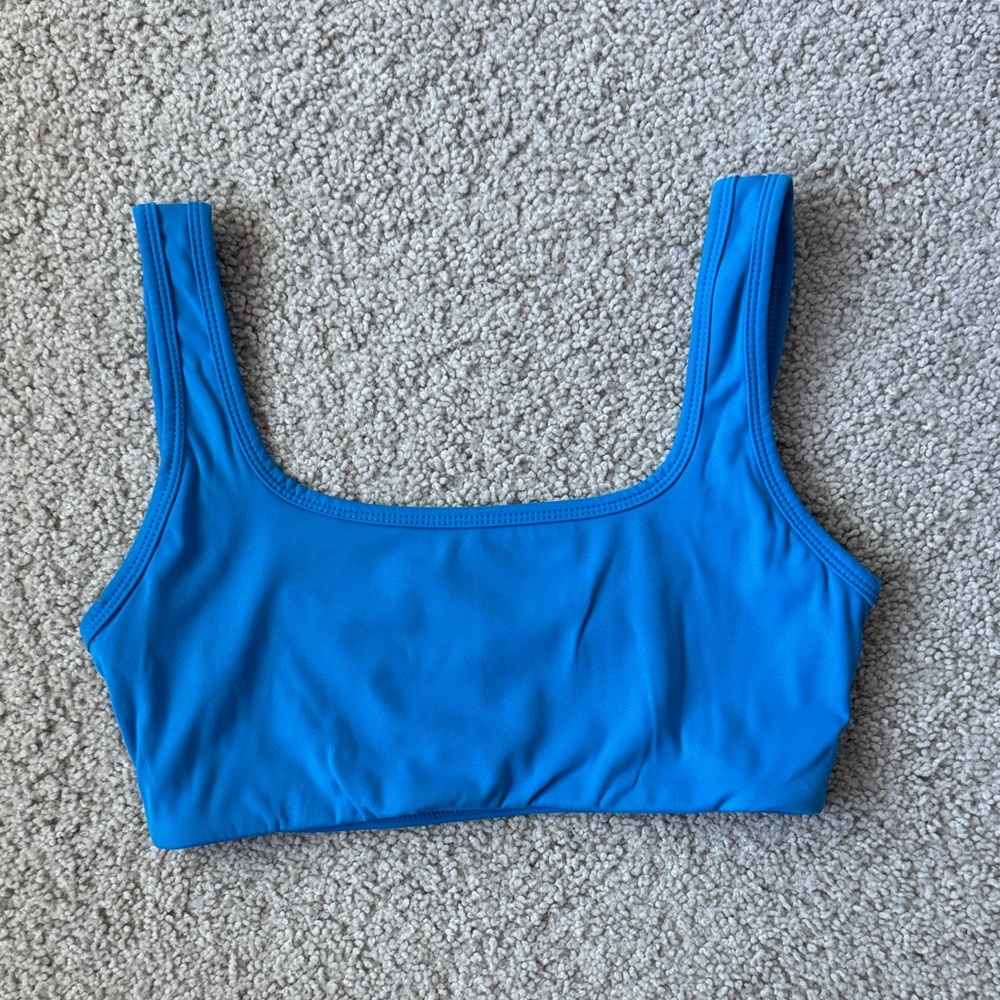 RAEYA raeBUTTER Square Neck Sports Bra Coastal Blue XS